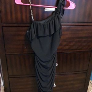[taboo] black fitted dress
